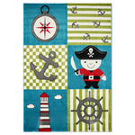 Tapis marin bleu et vert - Enfants