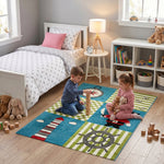 Tapis marin bleu et vert - Enfants