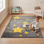Tapis Étoiles Jaunes - Enfants