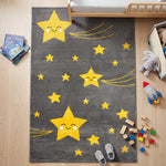 Tapis Étoiles Jaunes - Enfants