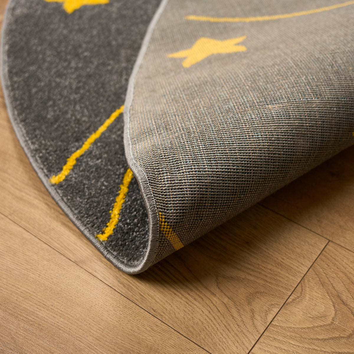 Tapis Étoiles Jaunes - Enfants