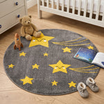 Tapis Étoiles Jaunes - Enfants