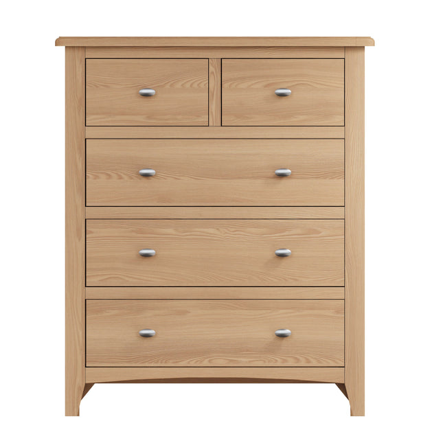 Rowan Oak 2 Over 3 Chest of Drawers