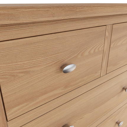 Rowan Oak 2 Over 3 Chest of Drawers