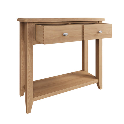 Rowan Oak Console Table