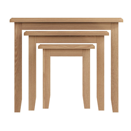 Rowan Oak Nest Of 3 Tables