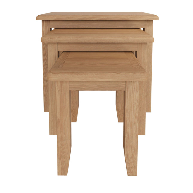 Rowan Oak Nest Of 3 Tables