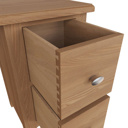 Rowan Oak Small Bedside Cabinet