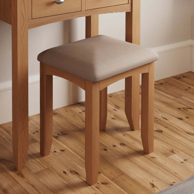 Rowan Oak Dressing Table Stool