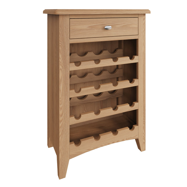 Rowan Oak Wine Cabinet