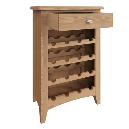 Rowan Oak Wine Cabinet