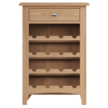 Rowan Oak Wine Cabinet