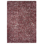 Grey & Red Blend Shaggy Rug - Enjoy