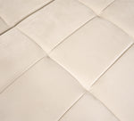 Milo Cream Corner Sofa Bed with Storage - Velvet Sofa Bed & Pull Out Bed