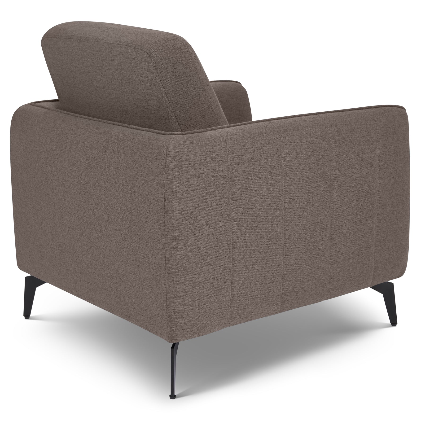 Brixton Dark Brown Full Suite - Arm Chair, 2 & 3 Seater Sofa Set