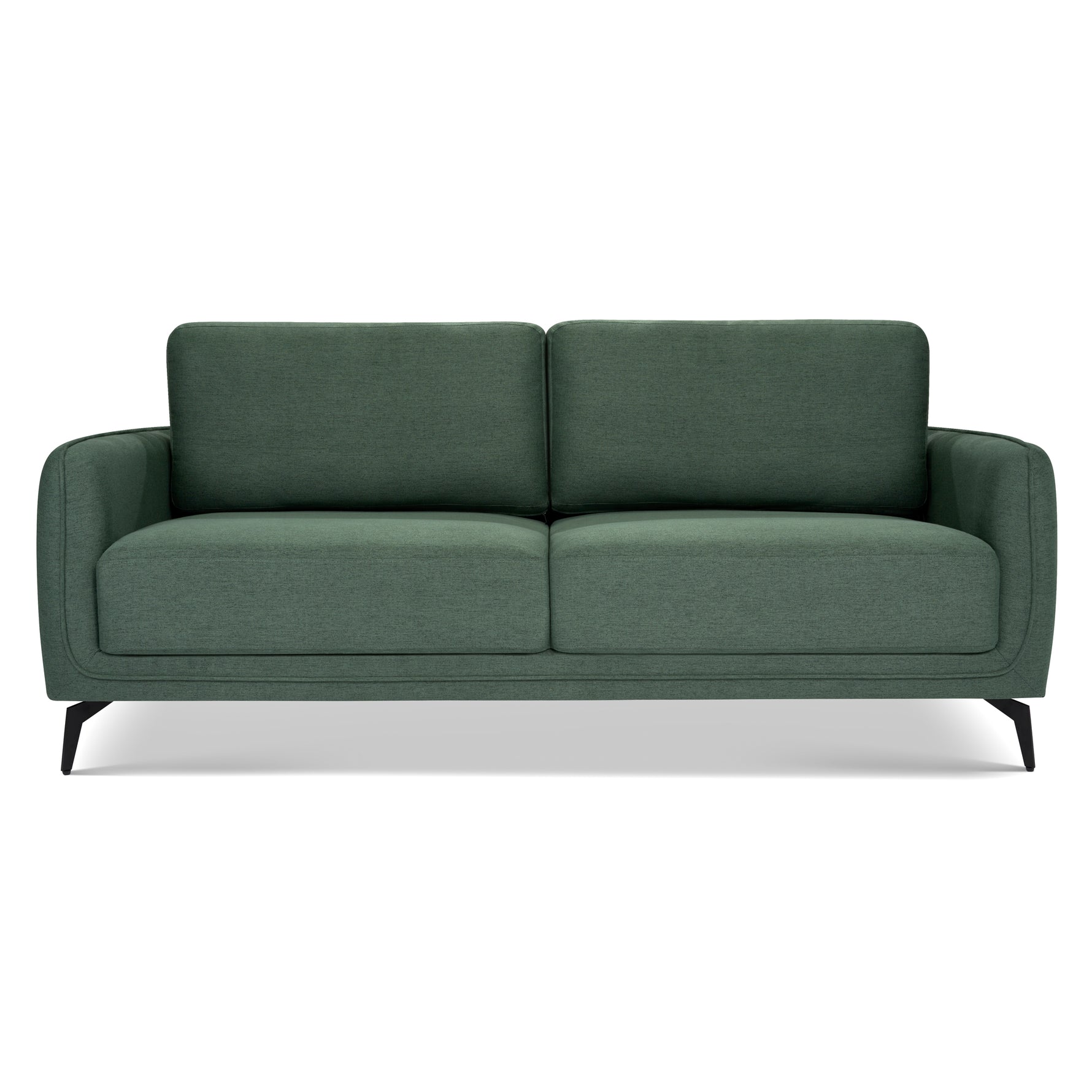 Brixton Green 2 & 3 Seater Sofa Set - Modern Fabric Sofa Suite with Steel Legs
