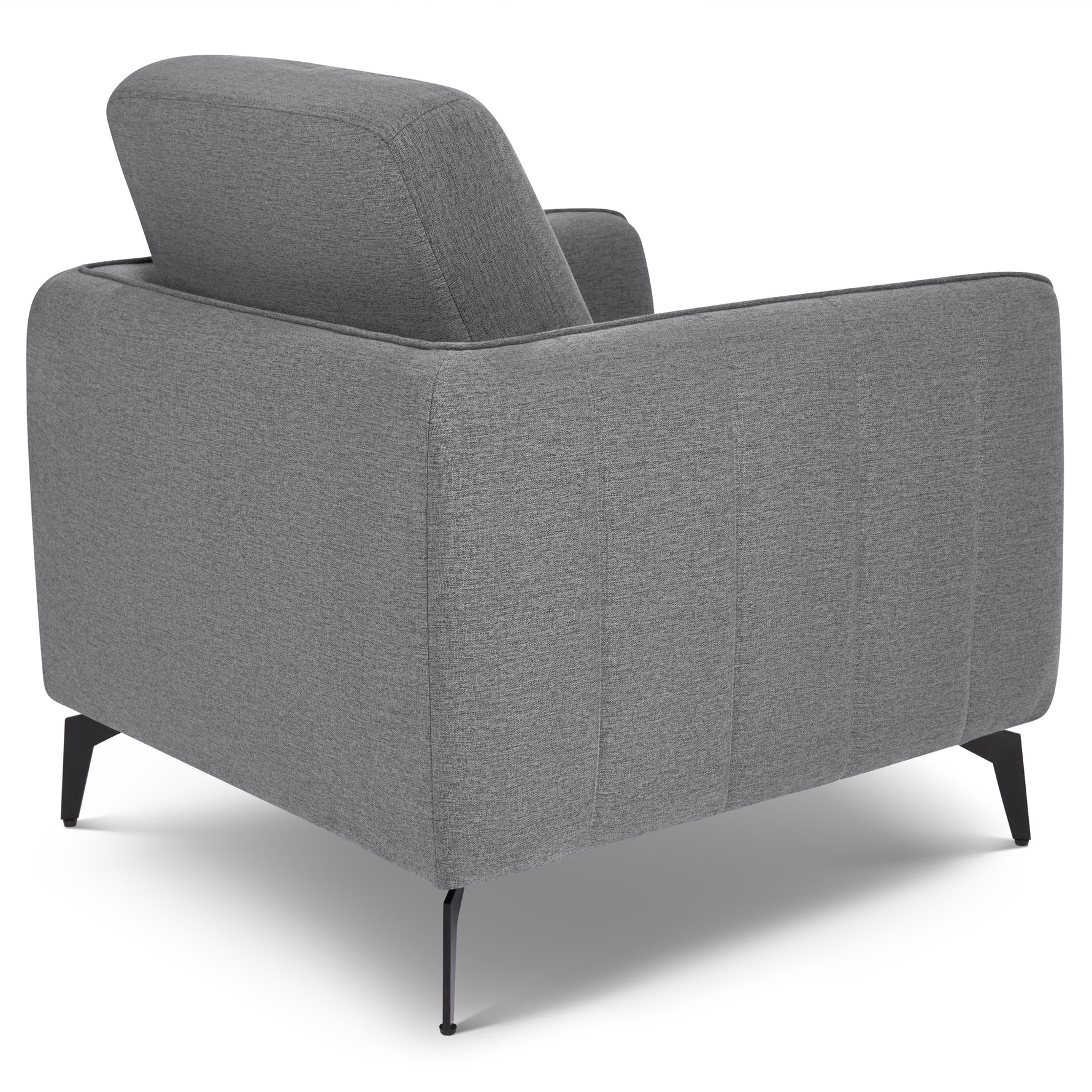 Brixton Grey Full Suite - Armchair, 2 & 3 Seater Sofa Set