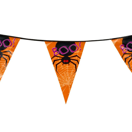 Orange Boo Spider Halloween Bunting - 6M