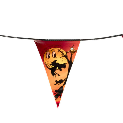 Orange Witch Halloween Bunting - 6M