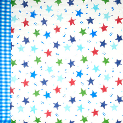 Table Cloth Blue Big Stars - 240 x140cm