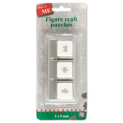 Christmas Figure Craft Punches - Assorted