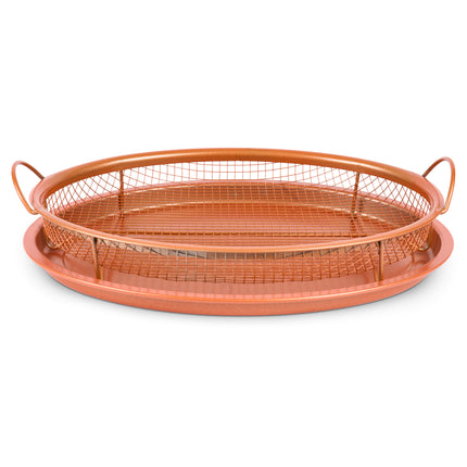 The Original Copper Pan Round Oven Air Fryer Tray