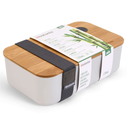 Brabantia Pure Bamboo Lunch Box 1200ml-5415252018911-Bargainia.com