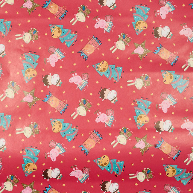Peppa Pig Christmas Wrapping Paper - 2m-5012213535670-Bargainia.com