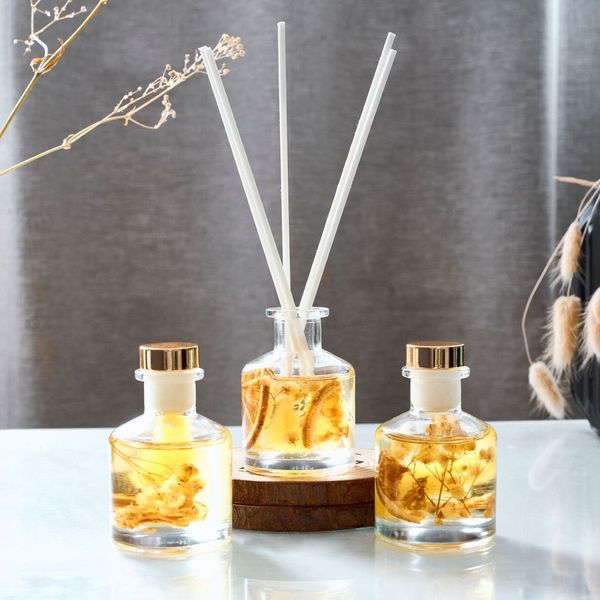 Boutique Orange Blossom Floral Reed Diffuser Set of 3 Gift Set