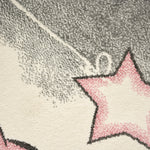 Tapis Bébé Ours Rose Étoiles - Enfants