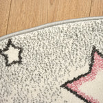 Tapis Bébé Ours Rose Étoiles - Enfants