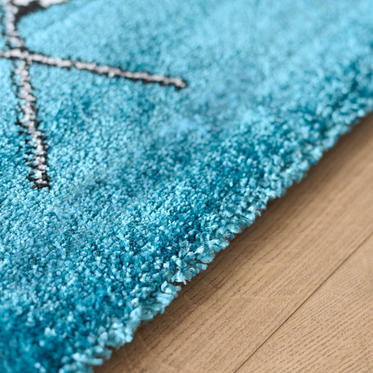 Kids Racing Car Rug, Blue Cars Children's Bedroom and Playroom Rug, Soft 13mm Pile, OEKO-TEX Tested, Multiple Sizes