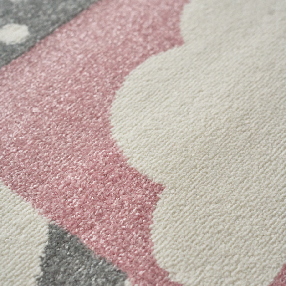 Tapis à carreaux rose et gris - Enfants