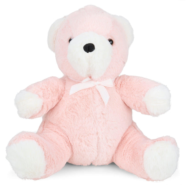 Large Pink "Beatrix" Teddy Bear Door Stop - 29cm-5010792441054-Bargainia.com