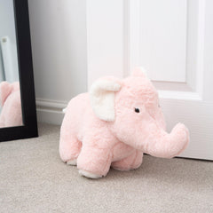 Large Pink "Ellie" Elephant Door Stop - 47cm-5010792441092-Bargainia.com