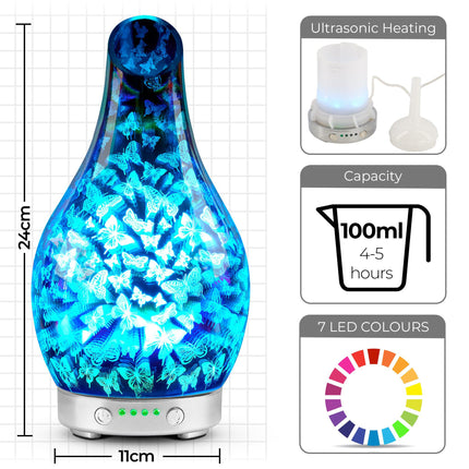 Desire Butterflies Colour Changing Aroma Humidifier-5010792463797-Bargainia.com