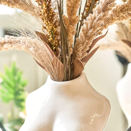 Female Silhouette Body Vase - 29cm - Assorted Colours-Bargainia.com