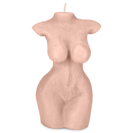 Peony Blush Desire Full Body Female Figure Candle-5010792486277-Bargainia.com