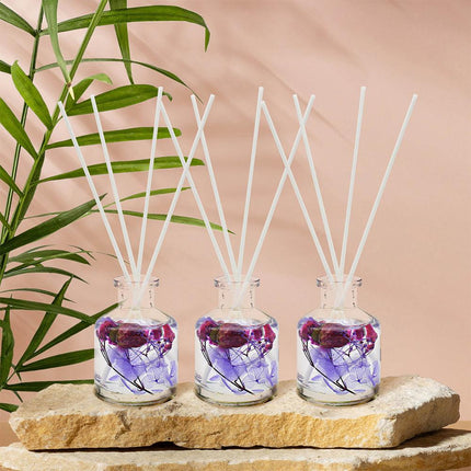 Boutique Lavender & Chamomile Floral Reed Diffuser Set of 3 Gift Set-5010792499550-Bargainia.com