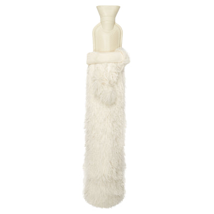 X-Large Fluffy Hot Water Bottle - Assorted Colours - 73cm-Bargainia.com