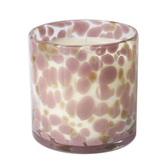 Velvet Rose Scented Glass Soy Wax Candle-5010792924182-Bargainia.com