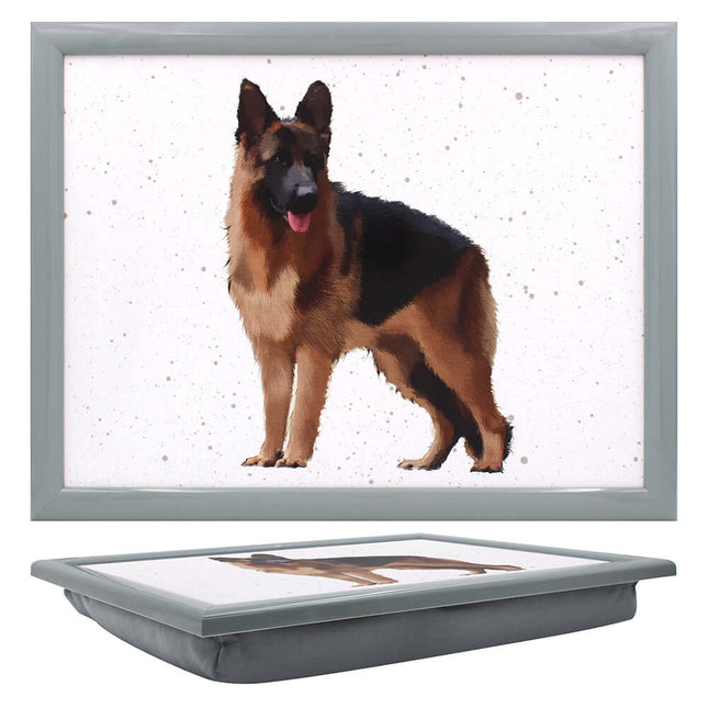 German Shepard Lap Tray Bean Bag Serving Tray