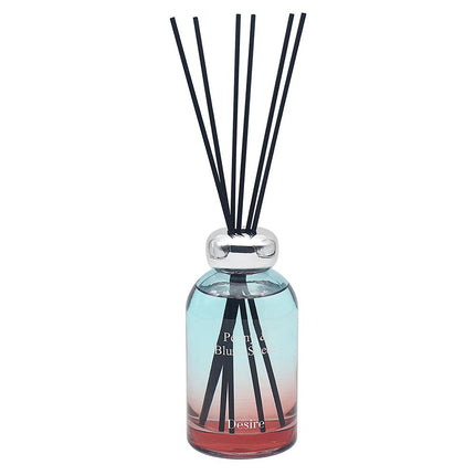 Ombre Peony & Blush Suede Luxury Ombre Glass Candle Or Reed Diffuser-5010792730035-Bargainia.com