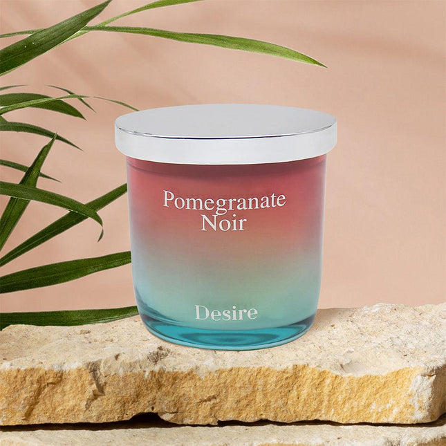 Ombre Pomegranate Noir Luxury Ombre Glass Candle Or Reed Diffuser-5010792730424-Bargainia.com