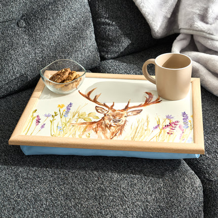 Stag Deer Lap Tray Bean Bag Serving Tray