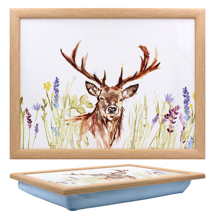 Stag Deer Lap Tray Bean Bag Serving Tray