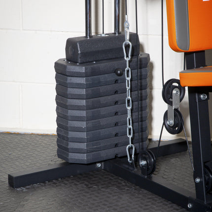 Single Station Home Multi Gym - 100lbs (45.36kg) Weight Included-6951376100181-Bargainia.com