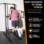 Station de traction et de dips Steel Power Tower