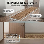 Leopard Print Stair Runner, Animal Print Hallway Carpet Runner, Flexible Hessian Backed, 60cm Wide, Custom Length