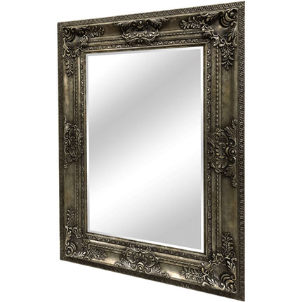 Ornate Antique Style Framed Rectangular Mirror 123cm